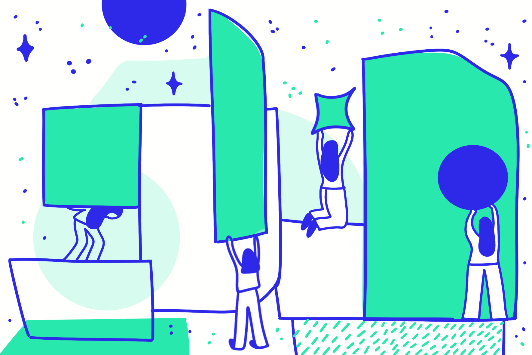 Stoke skincare Illustration